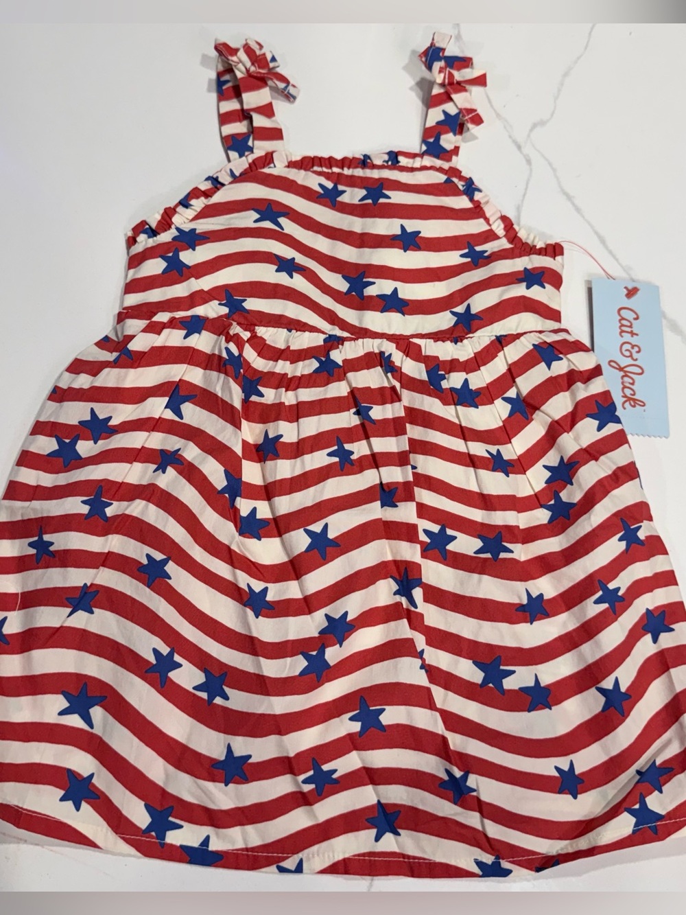 Cat & Jack • 4th of July Stars & Stripes Dress 🇺🇸